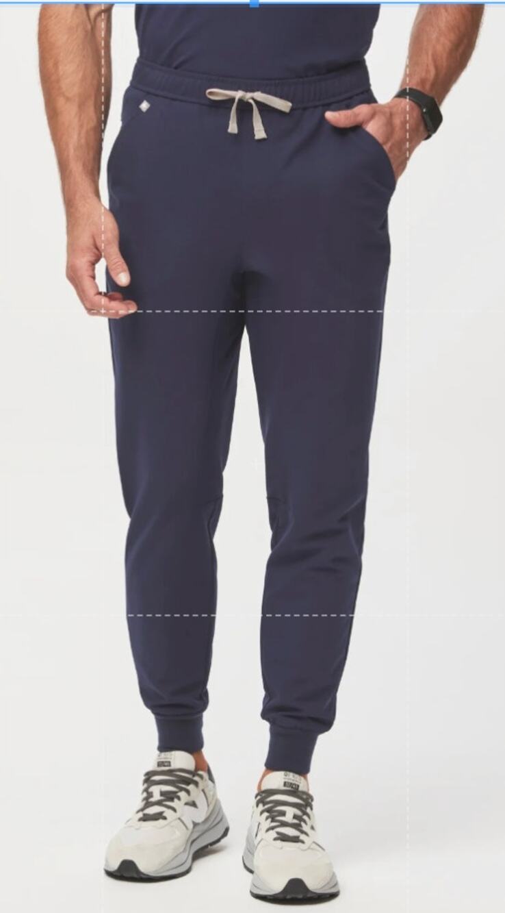 Figs Men's Tansen Jogger Scrub Pants in Navy Blue Size Small